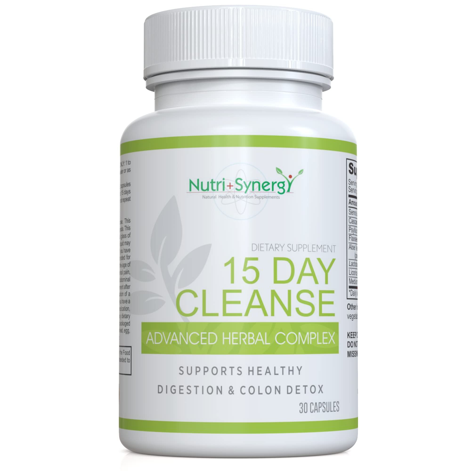 Amazon.com: Nutri + Synergy 15 Day Cleanse Advanced Herbal Complex